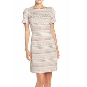 Vince Camuto Metallic Jacquard Dress